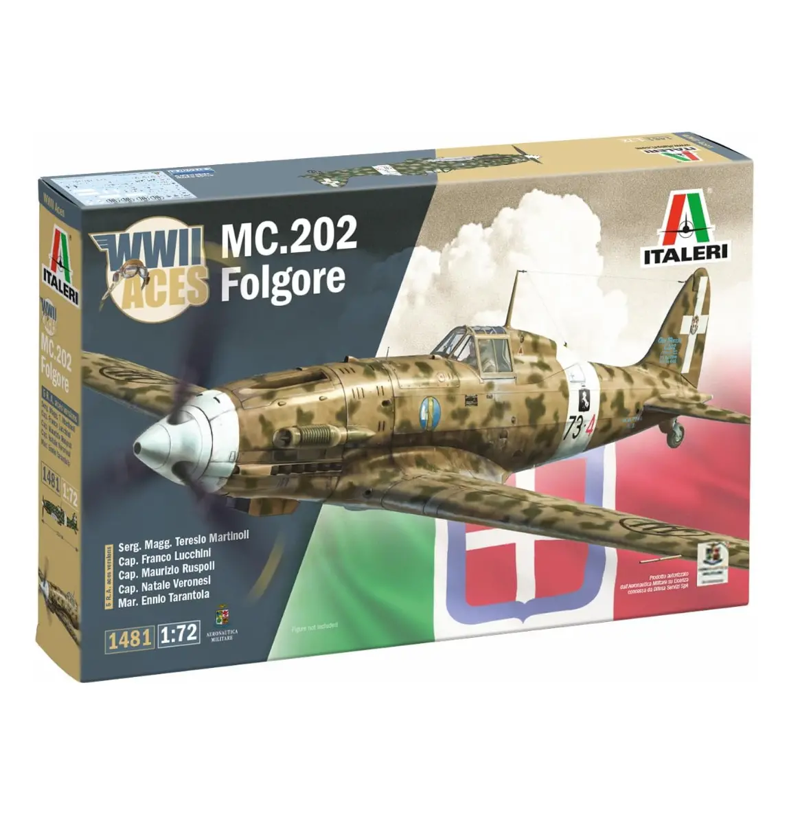 Italeri 1/72 Wwii Aces Mc.202 Folgore Ace 1