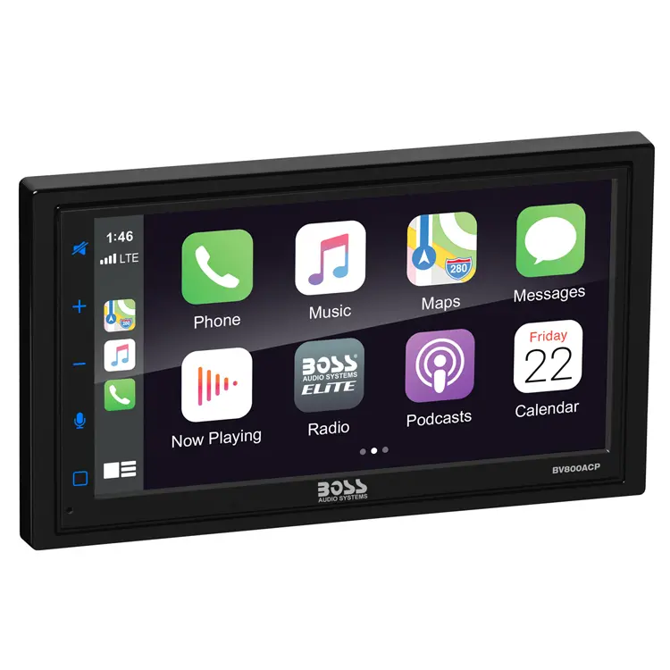 Boss Audio Elite Bv800acp 6.75" Apple Carplay Android Auto Mechless 1
