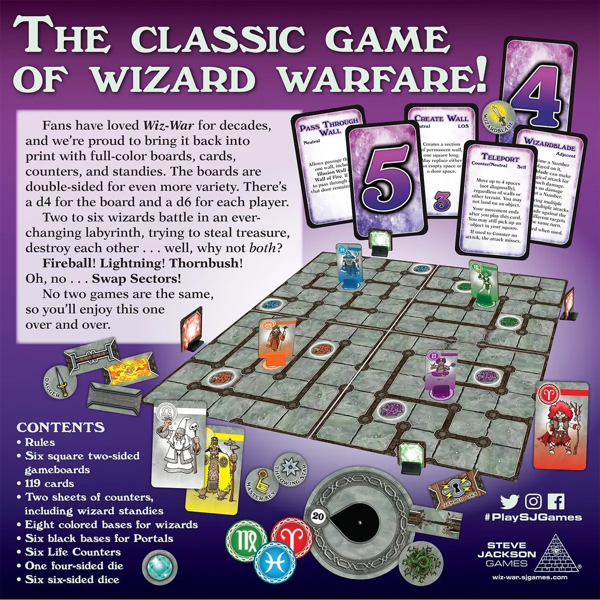 Steve Jackson Games Wiz-War Game 2