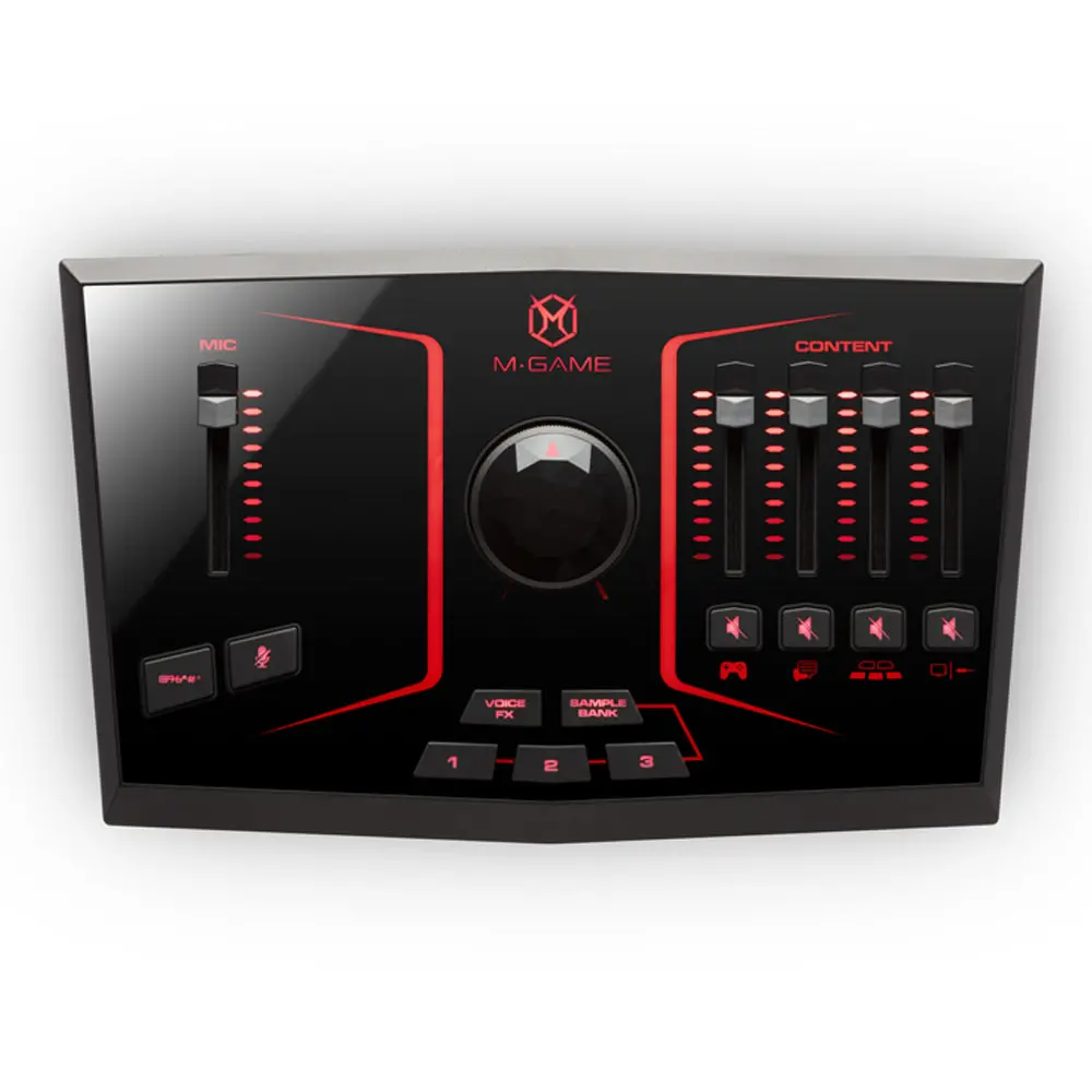 M-Game Usb Streaming Interface/Mixer With Led Lighting/Sampler/Voice Shaping 1