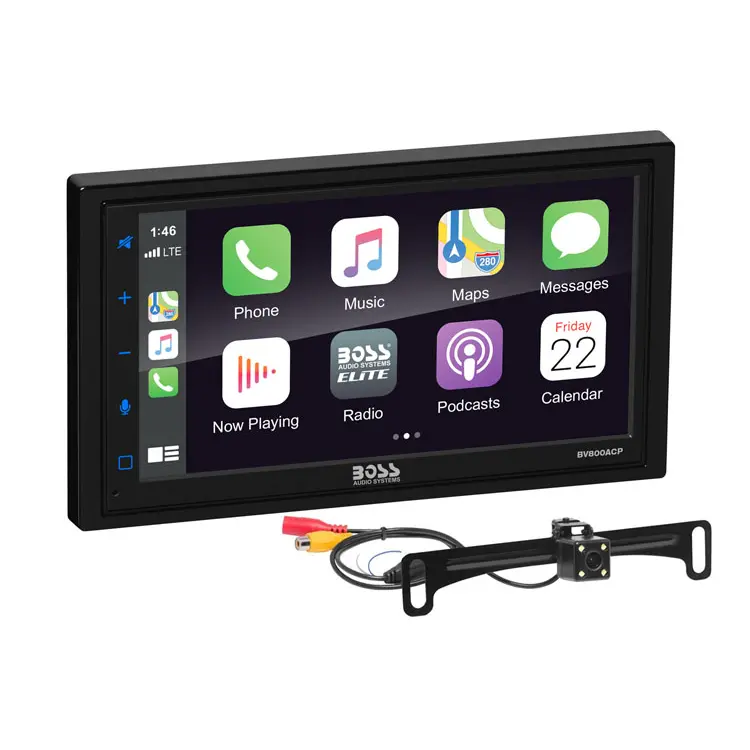 Boss Audio Elite Bv850acp 6.75" Apple Carplay Android Auto With Camera 1