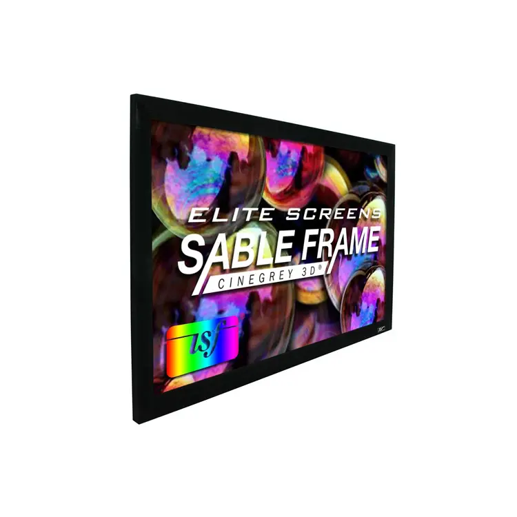 Elite Screens 120" Sable Frame Cinegrey 3D Projection Screen 1