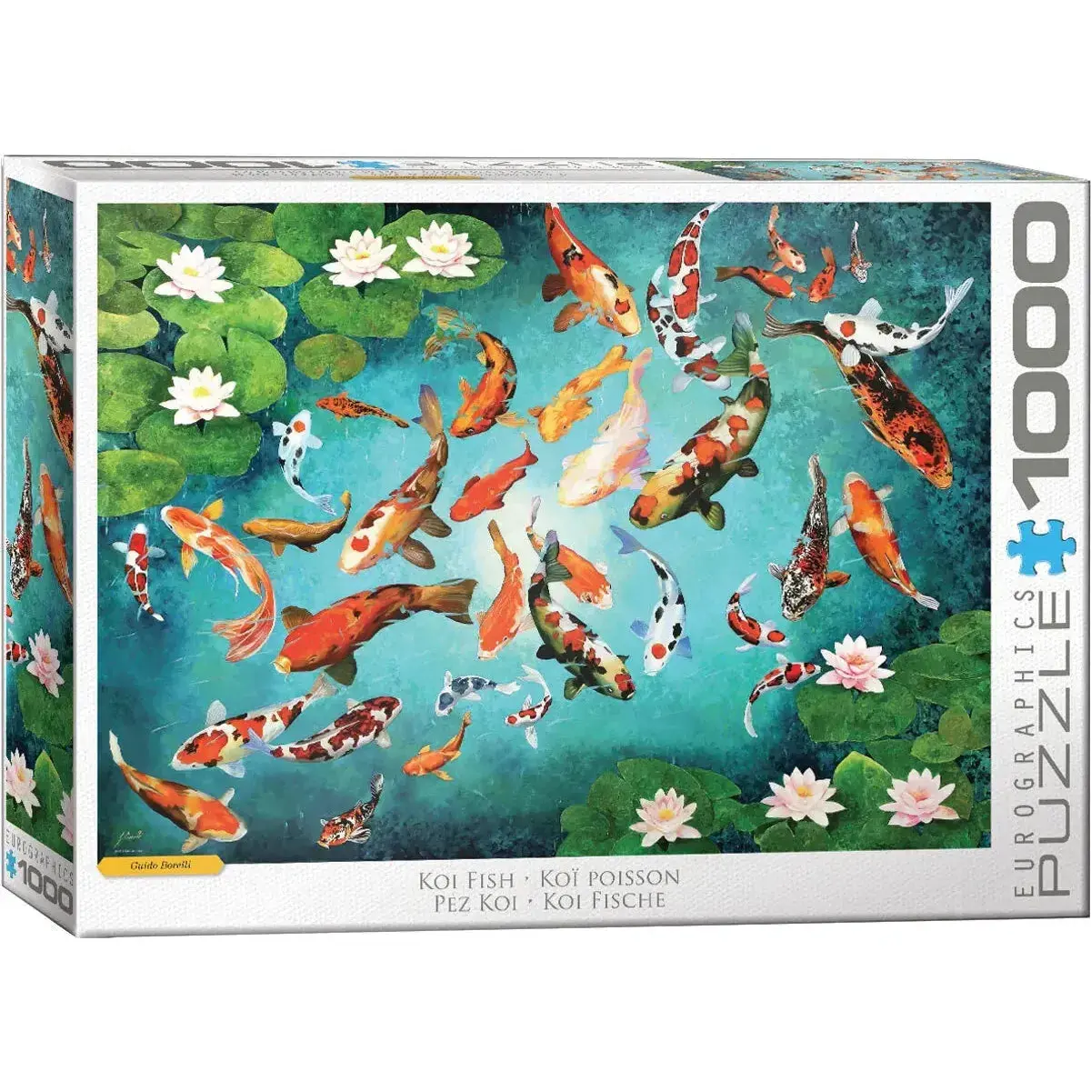Eurographics 1000Pc Colourful Koi Fish Puzzle 1