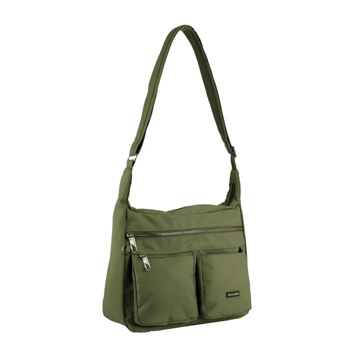 Pierre Cardin Anti-Theft Cross Body Bag Rfid Slash Proof Travel - Olive 1