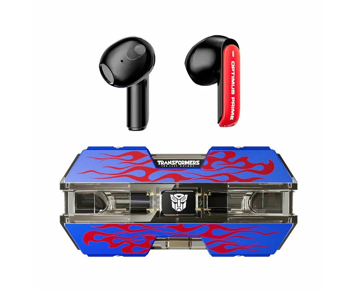 Transformers Tf-T01 True Wireless Bluetooth Earbuds (Optimus Prime Blue) 1