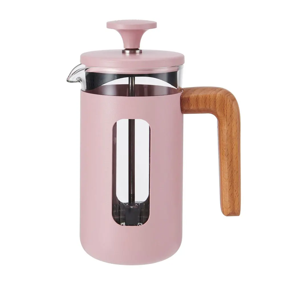 La Cafetiere Pisa 3-Cup 350Ml Stainless Steel/Glass French Press (Pink) 1