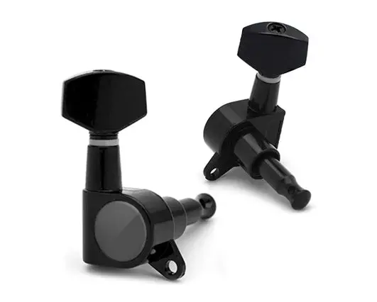 Freedom Electric Guitar Tuning Pegs (Black) 2