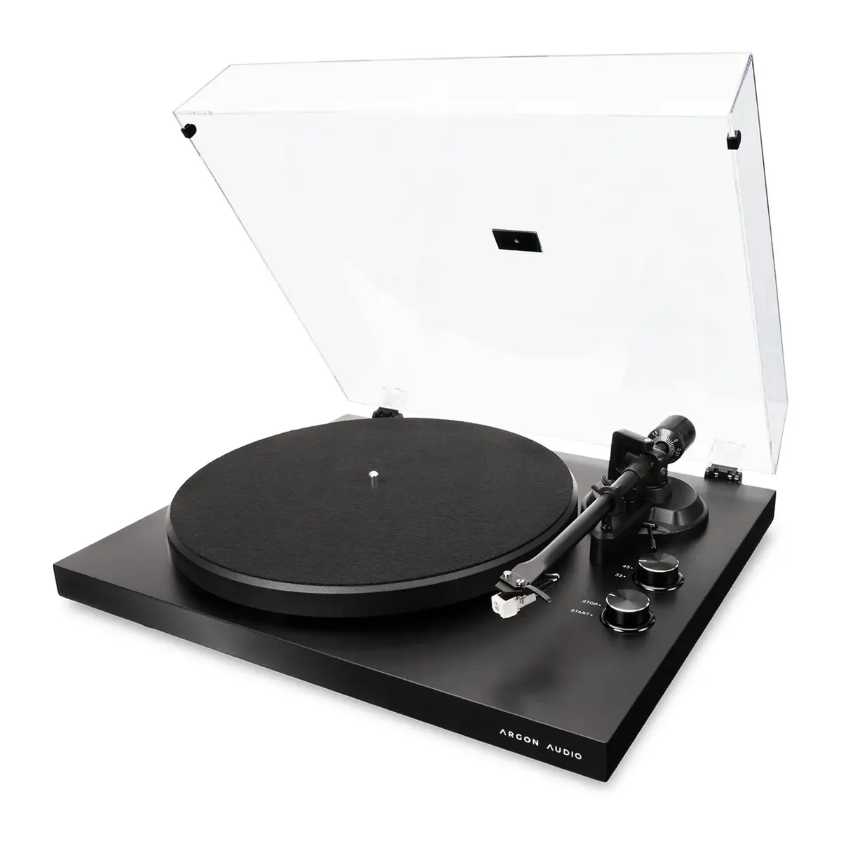 Argon Audio Black Turntable Mk2 1