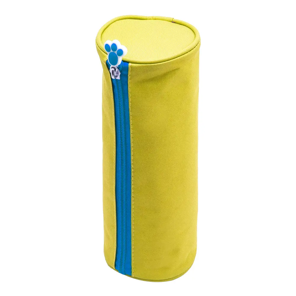 Glitter Critters Barrel Style Roll Me Fabric Kids Pencil Case (Yellow) 1