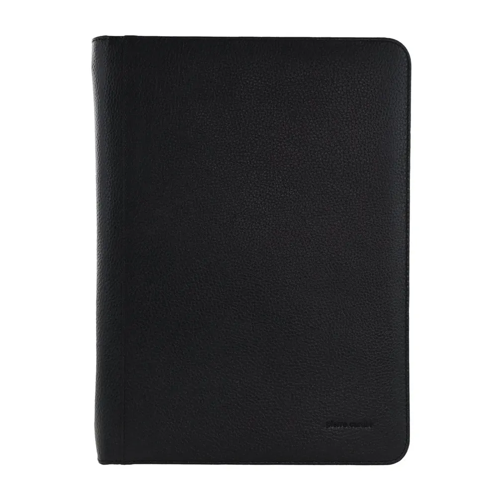 Pierre Cardin Unisex Leather A4 Business Notepad/Folio Case Black 1