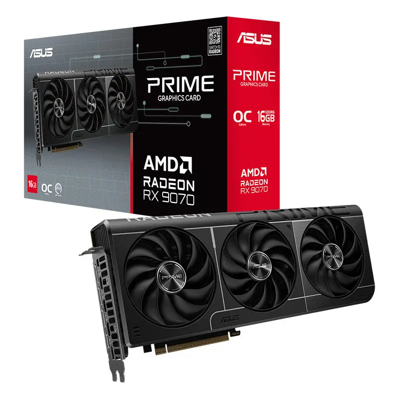 Asus Prime Radeon Rx 9070 Oc 16G Graphics Card (Prime-Rx9070-O16g) 1