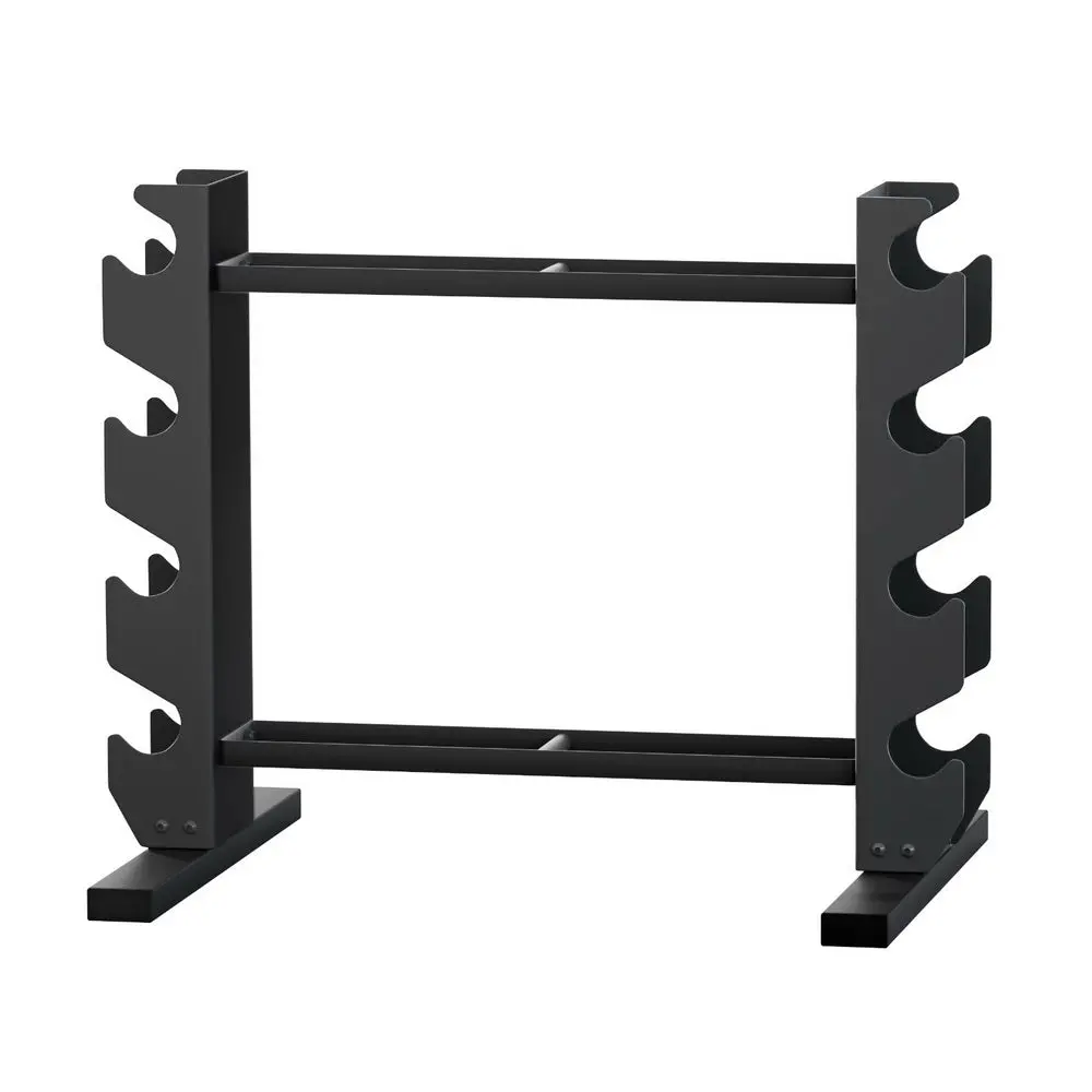 Everfit Dumbbells Rack Dumbbell Kettlebell Stand Home Gym Storage 200Kg Capacity 1
