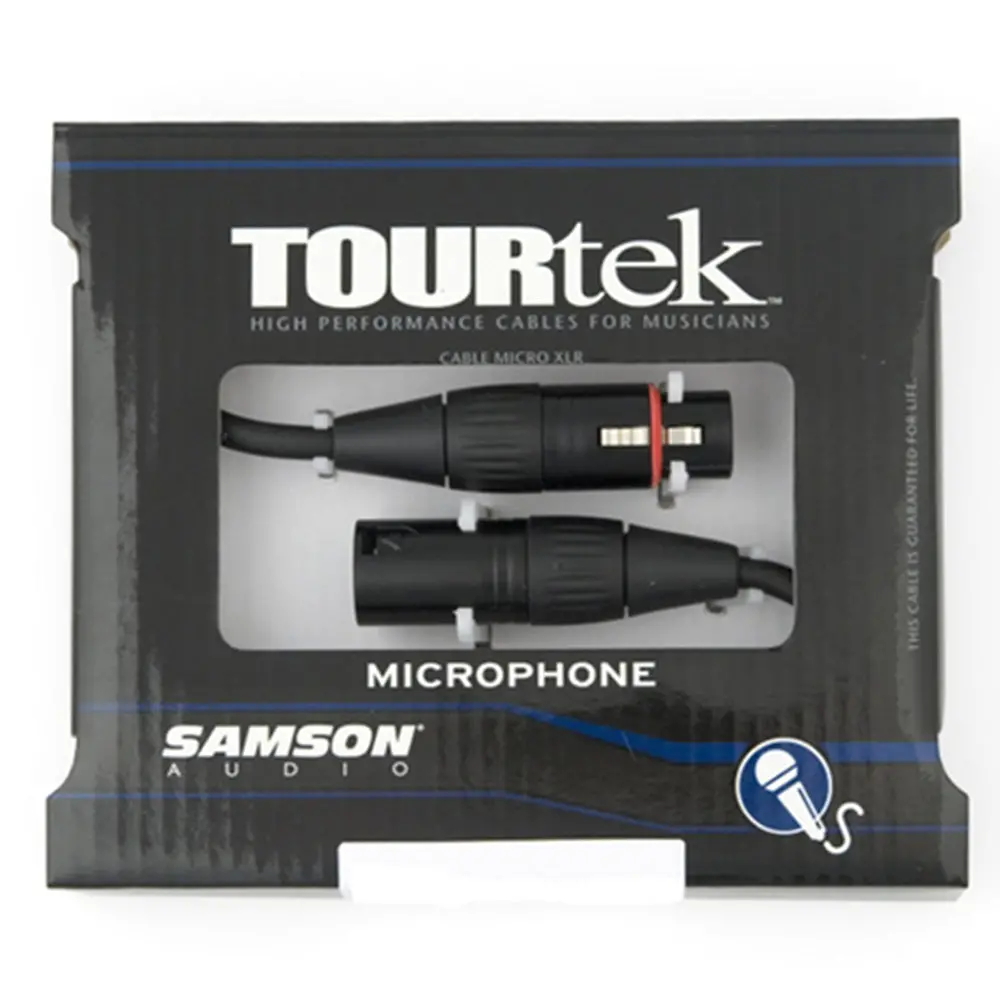 Tourtek Xlr Microphone Cable Male To Female Connector 1.83M (Black) 1
