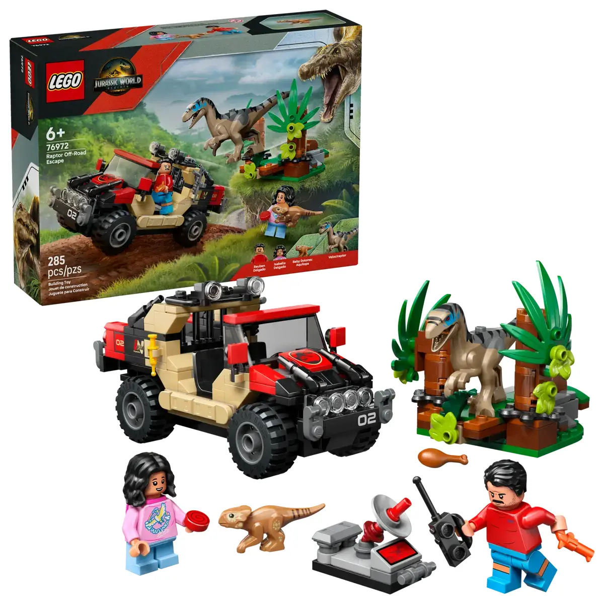 Lego 76972 Raptor Off-Road Escape - Jurassic World 1