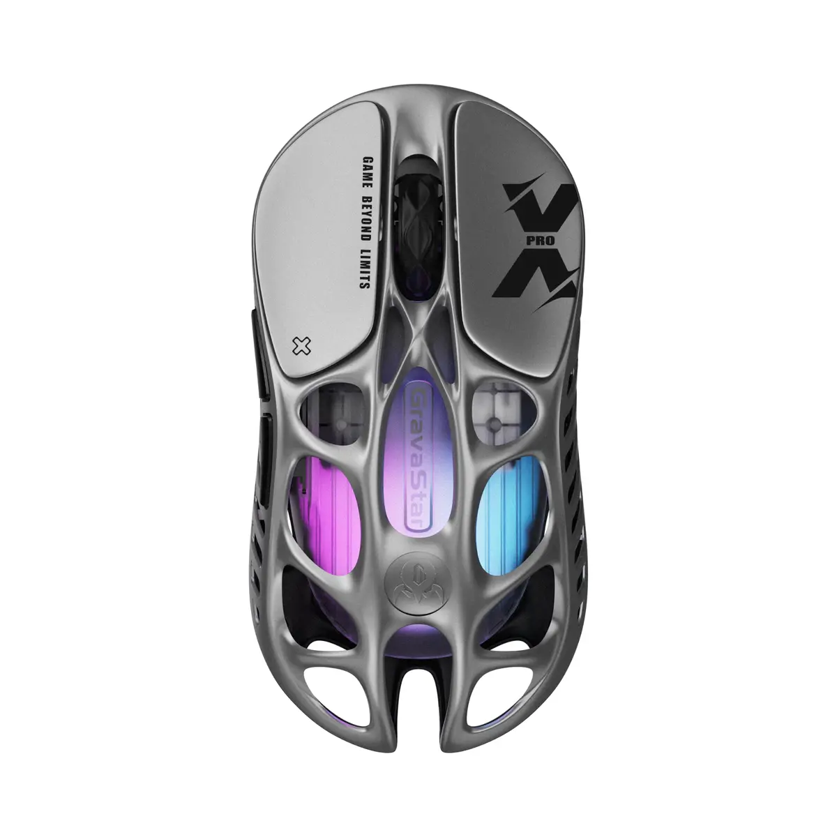 Gravastar Mercury X Pro Wireless Gaming Mouse (Interstellar Silver) 1
