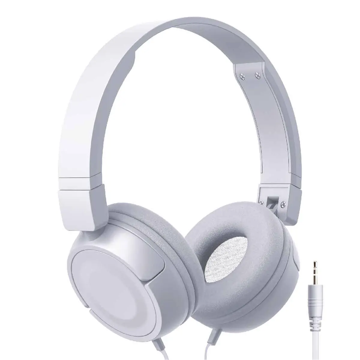 Laser Wired On-Ear Headphones (Gray) 1