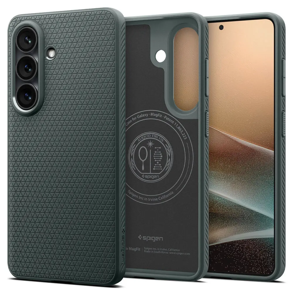 Spigen Galaxy S26 Plus Liquid Air (Magfit) Case (Abyss Green) 1