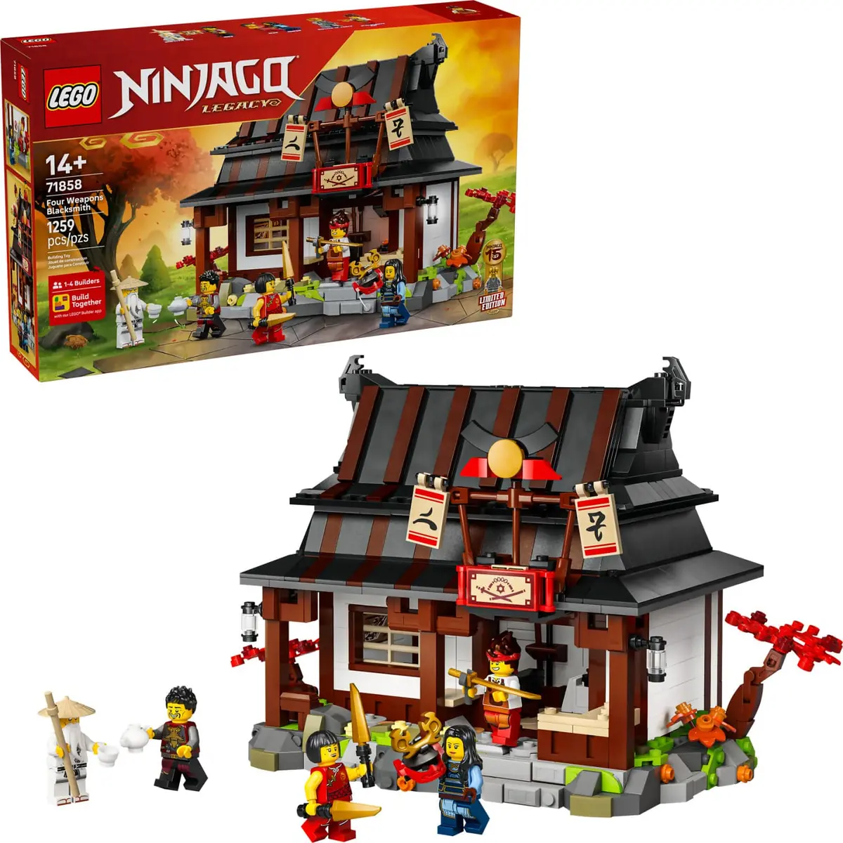 Lego 71858 Four Weapons Blacksmith 15Th Anniversary - Ninjago 1