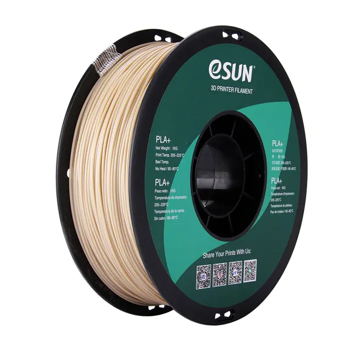 Esun Pla+ Hs High Speed 3D Print Filament 1.75Mm 1Kg - Bone White 1