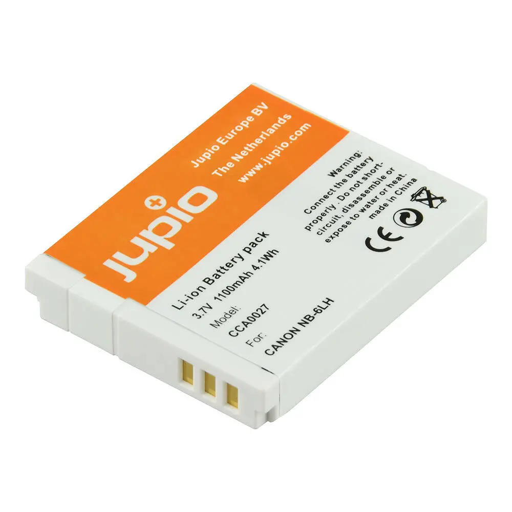 Jupio Li-Ion 3.7V 1100Mah Rechargeable Battery For Canon Nb-6Lh Camera 1