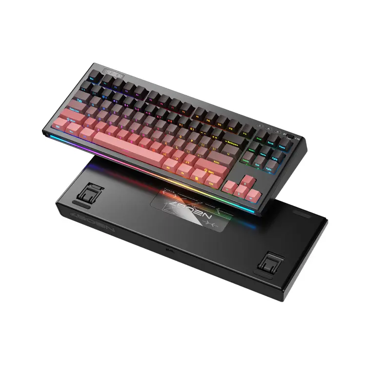 1St Player Neo87 Bluetooth Wireless Mechanical Keyboard (Rose Nebula) 1