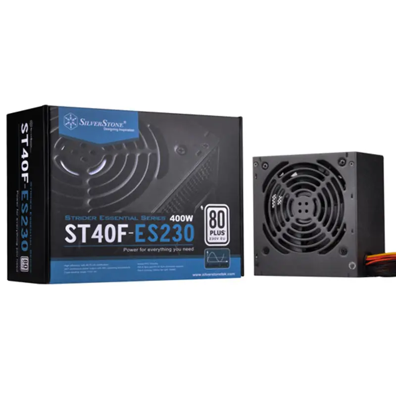 Silverstone 400W Strider Essential 80+ Atx Power Supply (Sst-St40f-Es230) 1