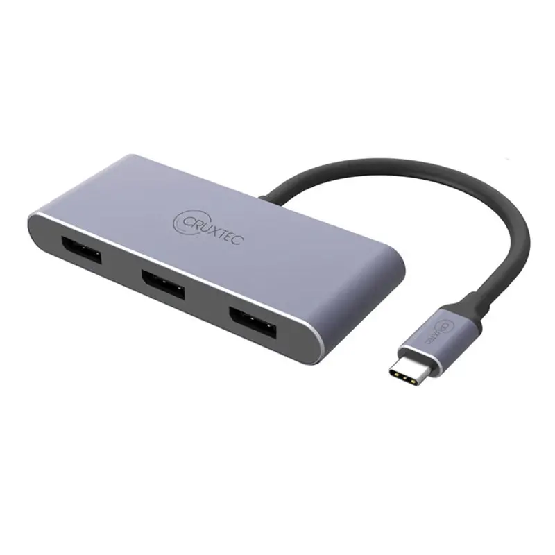 Cruxtec Usb-C To 3 X Displayport Multi-Monitor 8K Adapter (Ct3d-8K-Sg) 1