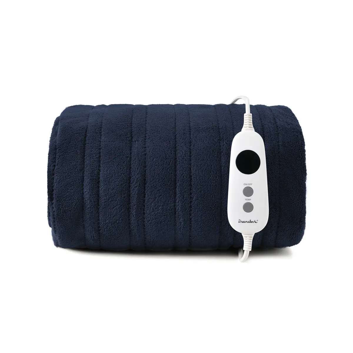 Dreamaker Coral Fleece Electric Heated Throw Blanket [130X160cm] (Midnight Blue) 1