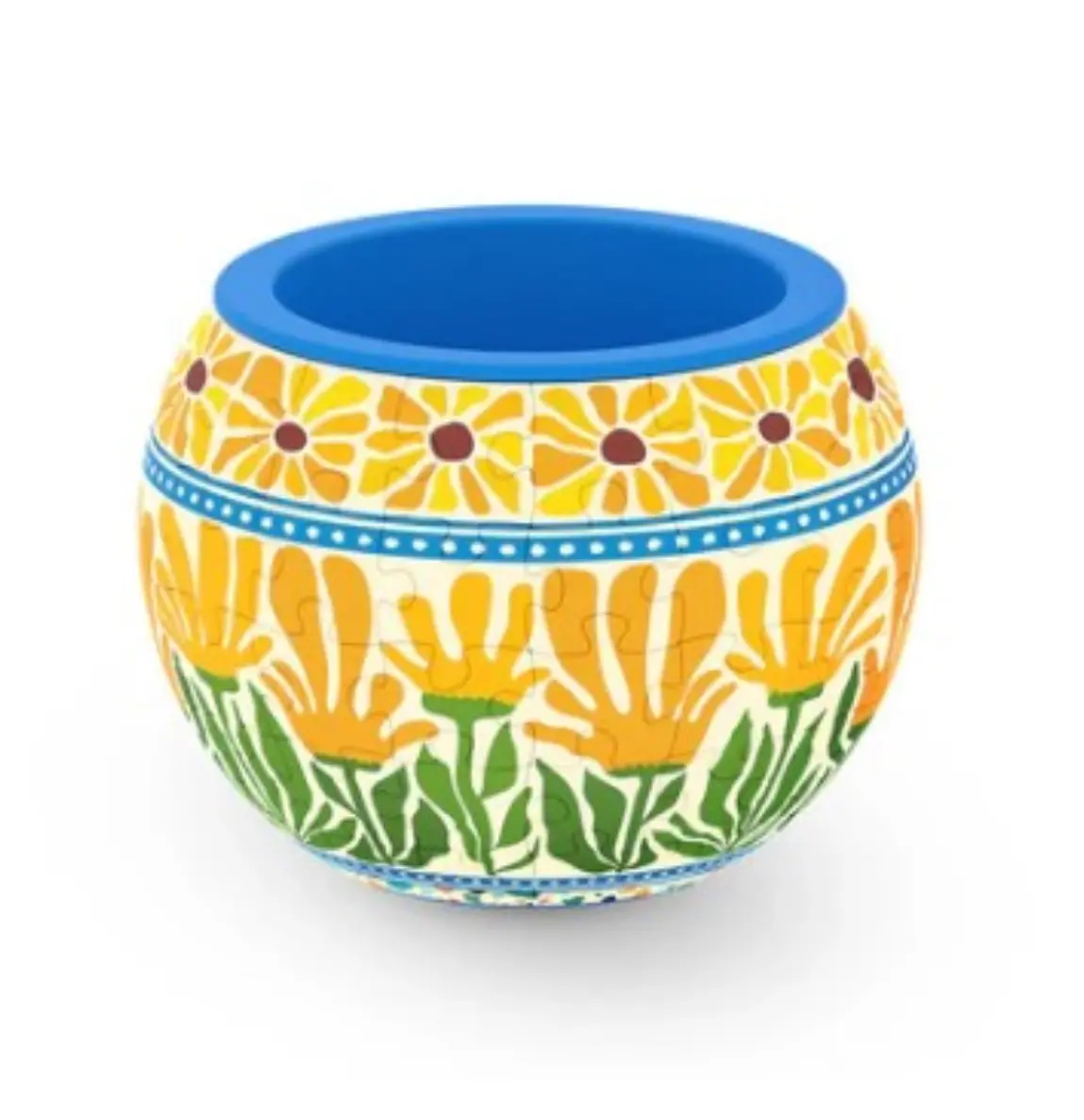 Pintoo 3D Flowerpot Summer Blossoms Puzzle 1