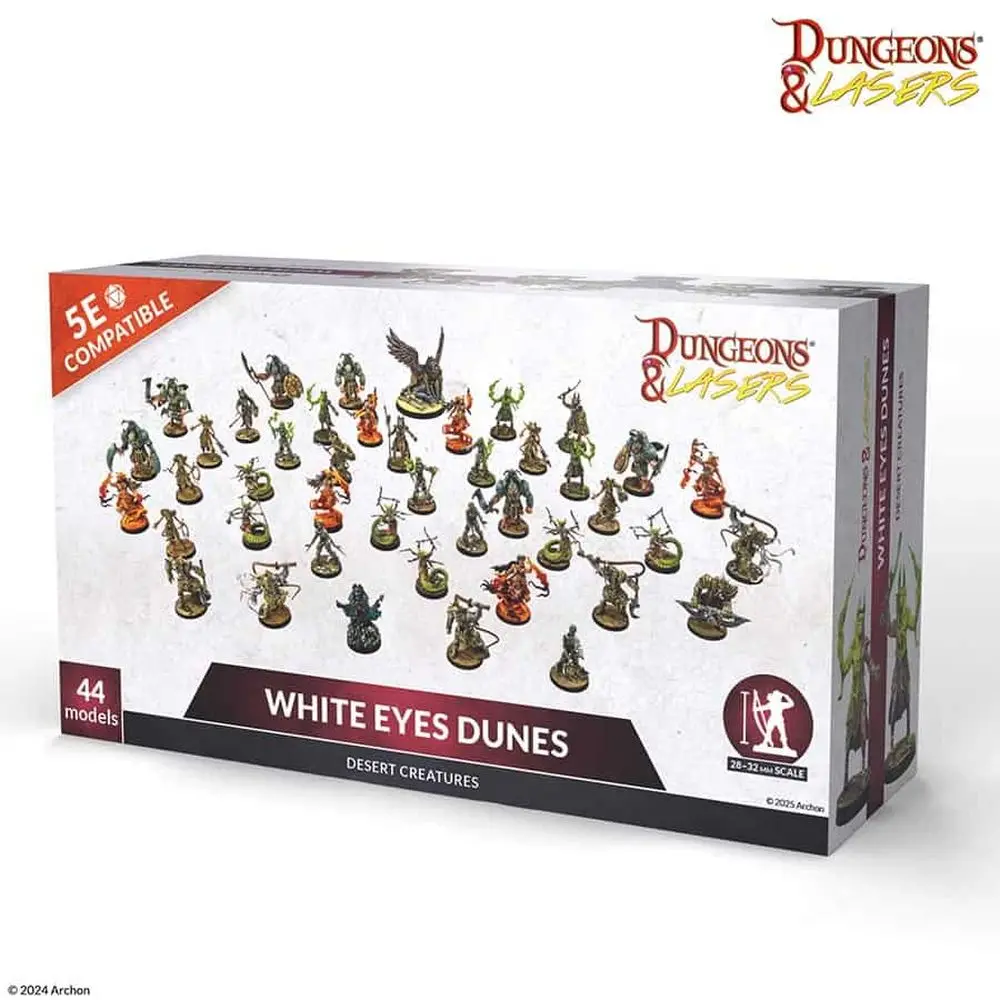 Dungeons & Lasers: Miniatures White Eyes Dunes 2