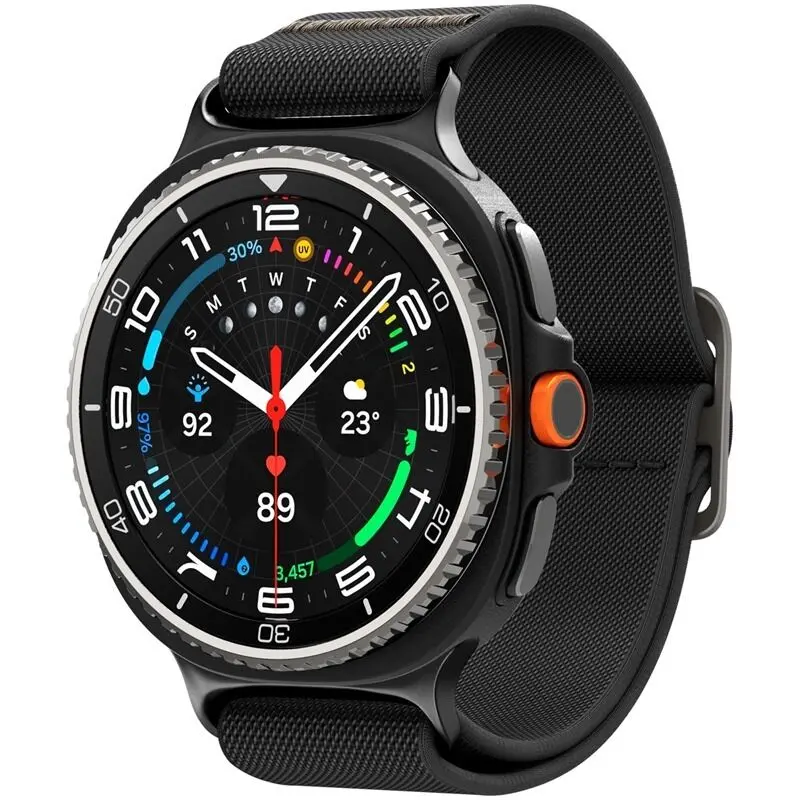 Spigen Galaxy Watch 40Mm 44Mm 46Mm Lite Fit Wristband (Black) 1