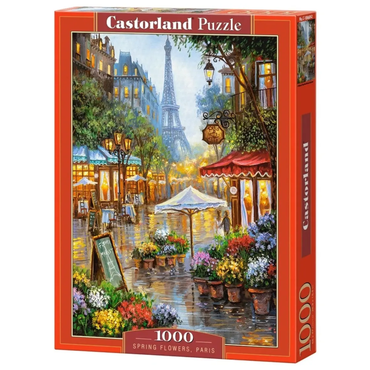 Castorland 1000-Pieces Spring Flowers Paris Puzzle 1