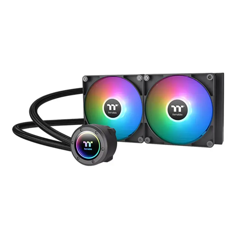 Thermaltake Th280 V2 Argb 280Mm Aio Liquid Cpu Cooler - Black (Cl-W375-Pl14sw-A) 1