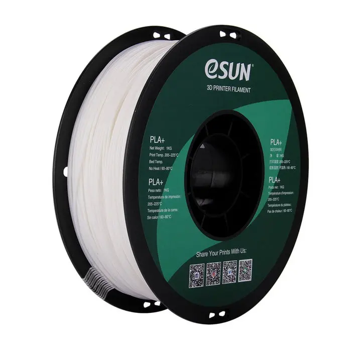 Esun Pla+ Hs High Speed 3D Print Filament 1.75Mm 1Kg - Warm White 1
