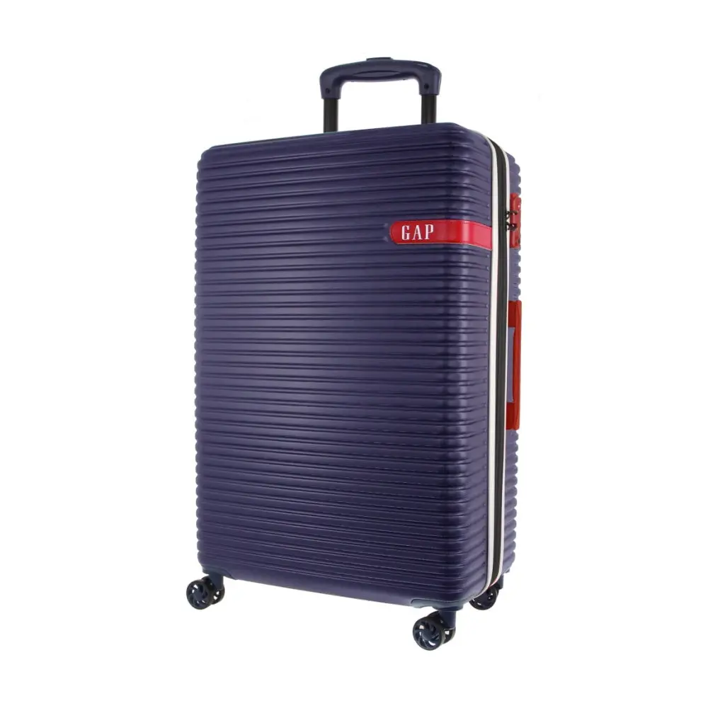 Gap Hard-Shell 4-Wheel Suitcase Tsa Lock Medium Luggage 67Cm Navy 1