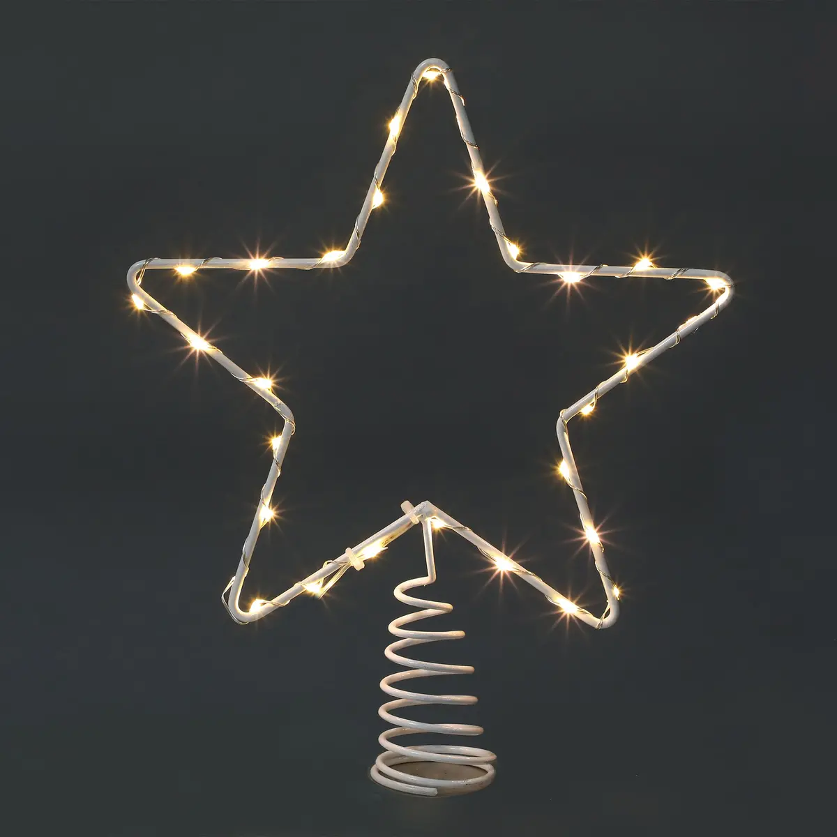 Lexi Lighting Lit Star Tree Top Christmas Lights (Battery Operated) 2