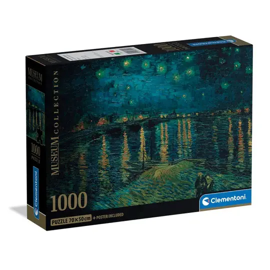 1000Pc Starry Night Over The Rhone Puzzle 1