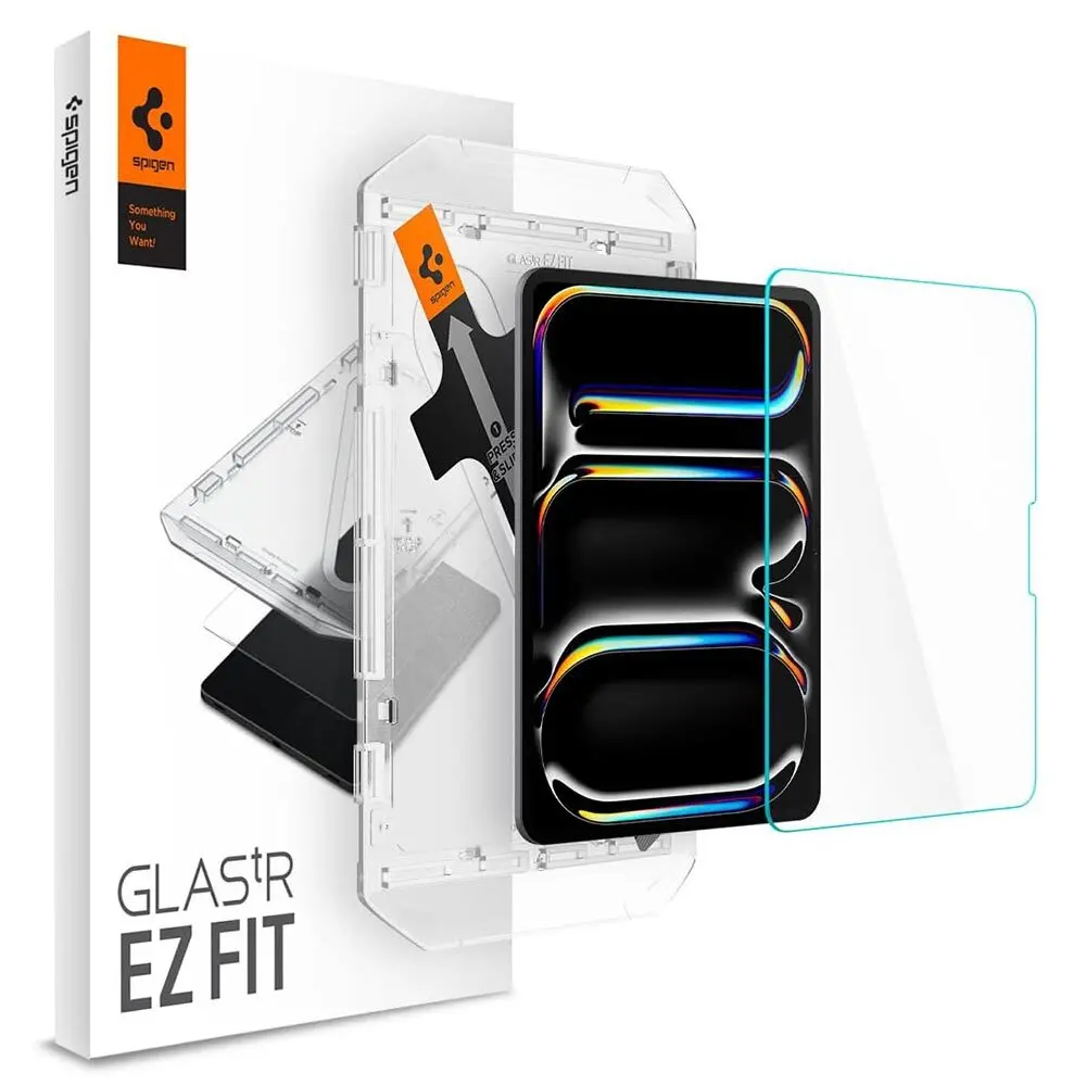 Spigen Apple Ipad Pro 11 2024 Ez Fit Glas.Tr Slim 1Pc Glass Screen Protector - Clear 1