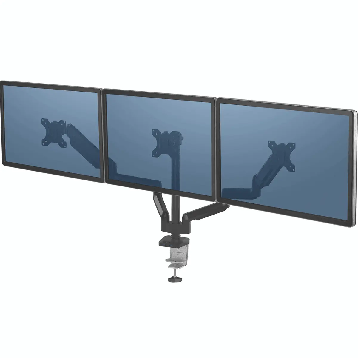 Fellowes Platinum Series Monitor Arm Triple Screen 1