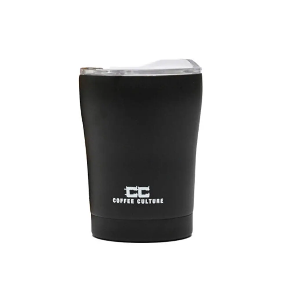 Coffee Culture Stainless Steel Double Wall 350Ml Travel Cup (Black) 1