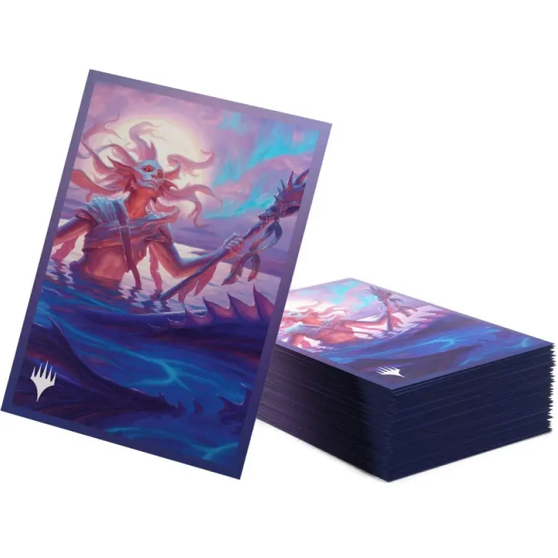 Gamegenic Magic The Gathering Lorwyn Eclipsed Premium Art Sleeves - Eclipsed Merrow 66Mmx92mm 105 Sleeves Per Pack 1