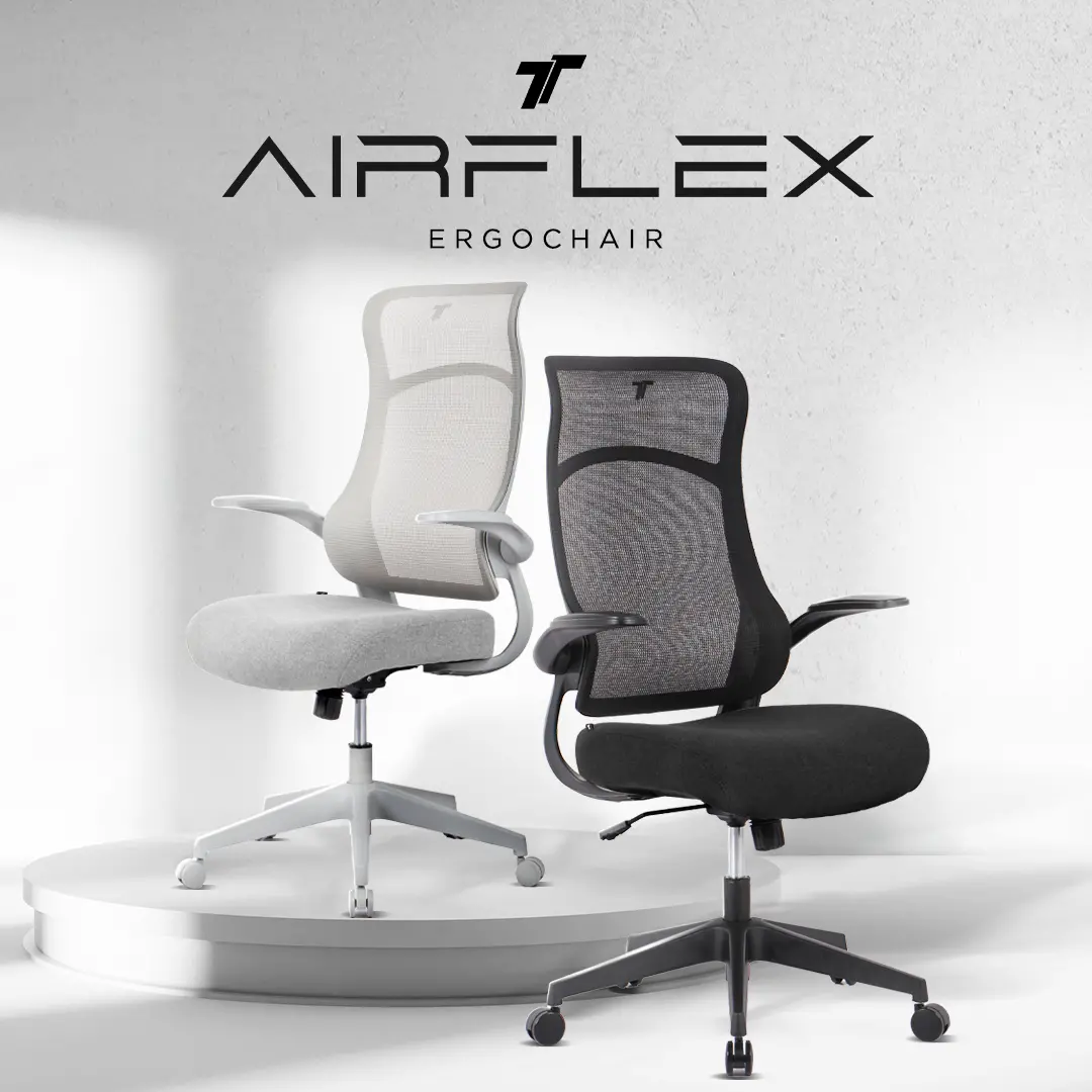 Tt Airflex Ergochair - Ashy Grey 2