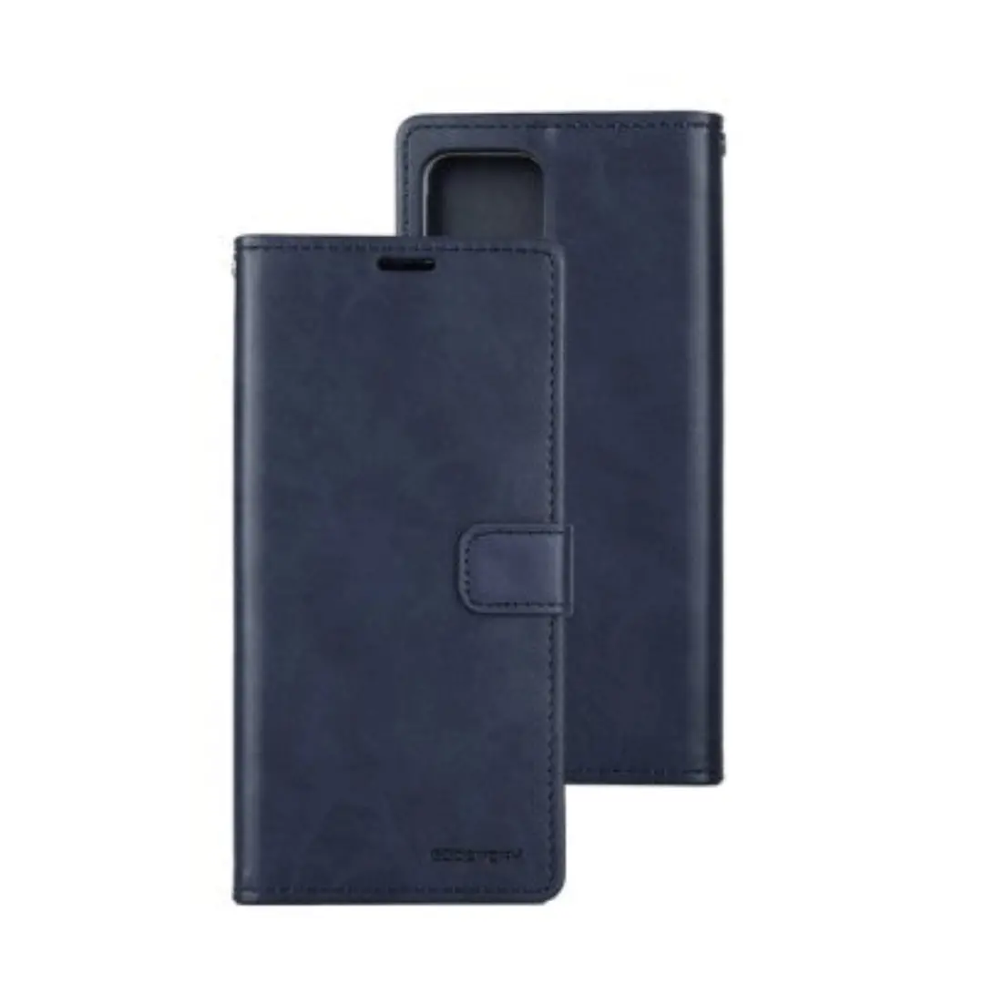 Goospery Bluemoon Diary Case For Iphone 16E With Magsafe (Navy) 1
