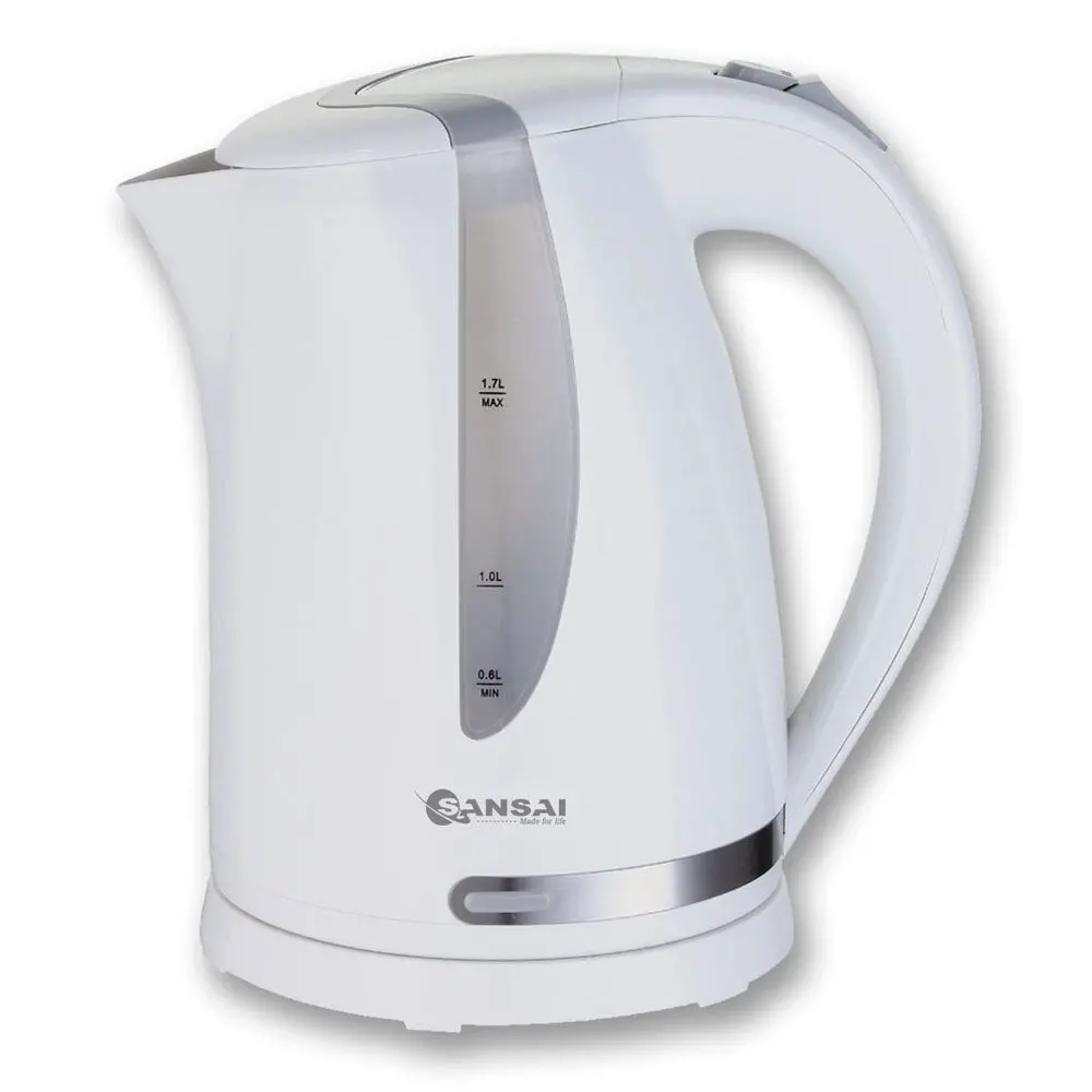 Sansai Cordless Kettle 1.7L (White) 1