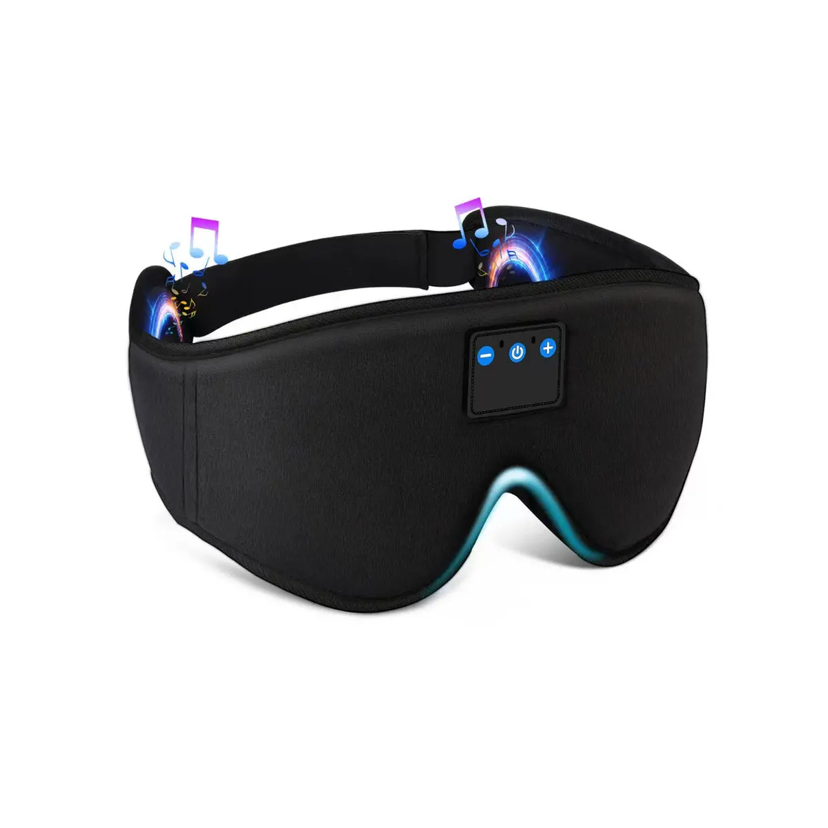 Laser Sleep Mask With Bluetooth Headphones (Black) 1