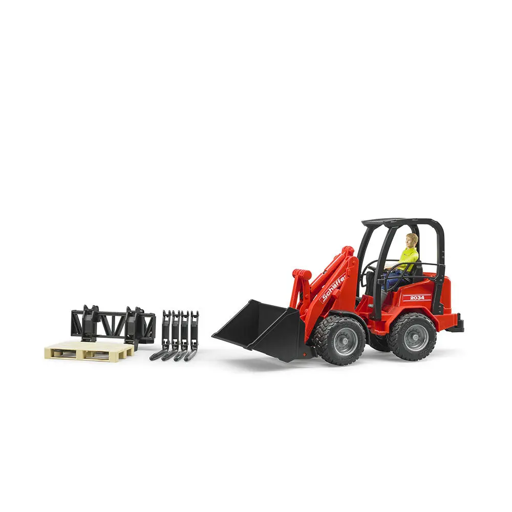 Bruder Licensed 1:16 Scale Shaffer Compact Loader 2034 With Figure & Accessories 1