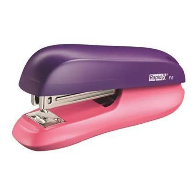 Rapid F6 Funky Stapler Half Strip 20 Sheet Purple/Pink 1