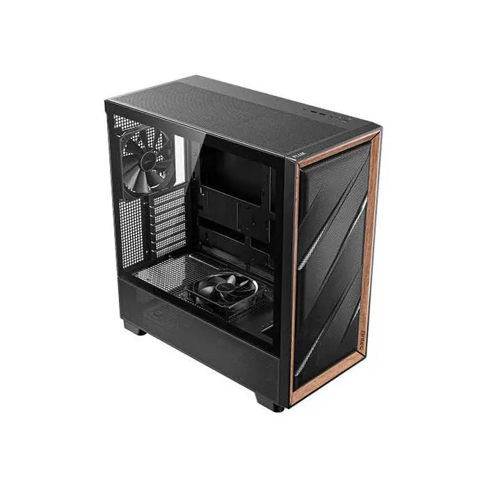Antec Flux Pro Metal Mesh/Walnut Front E-Atx Full-Tower Case (Black) 1