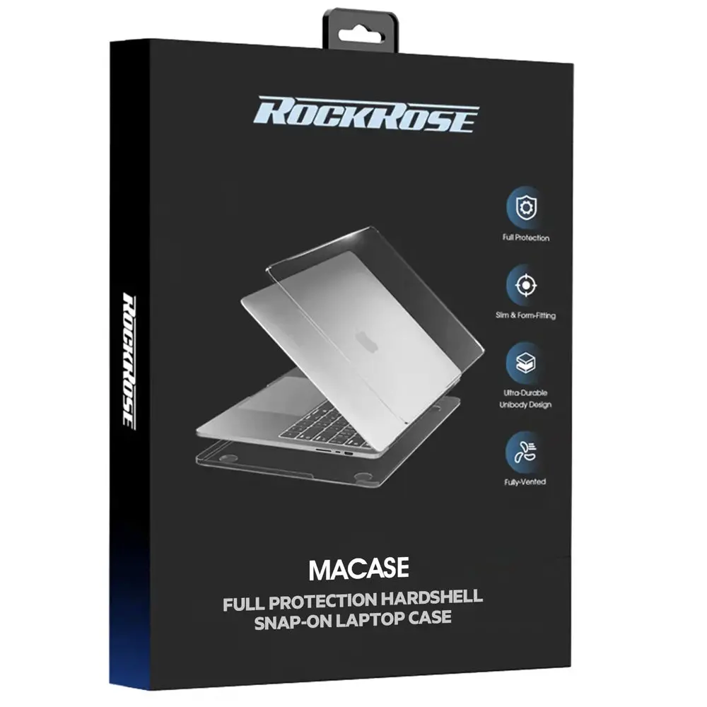 Rockrose Macase Snap-On Shell Case Clear For Apple Macbook Pro 16.2″ (2021) 1