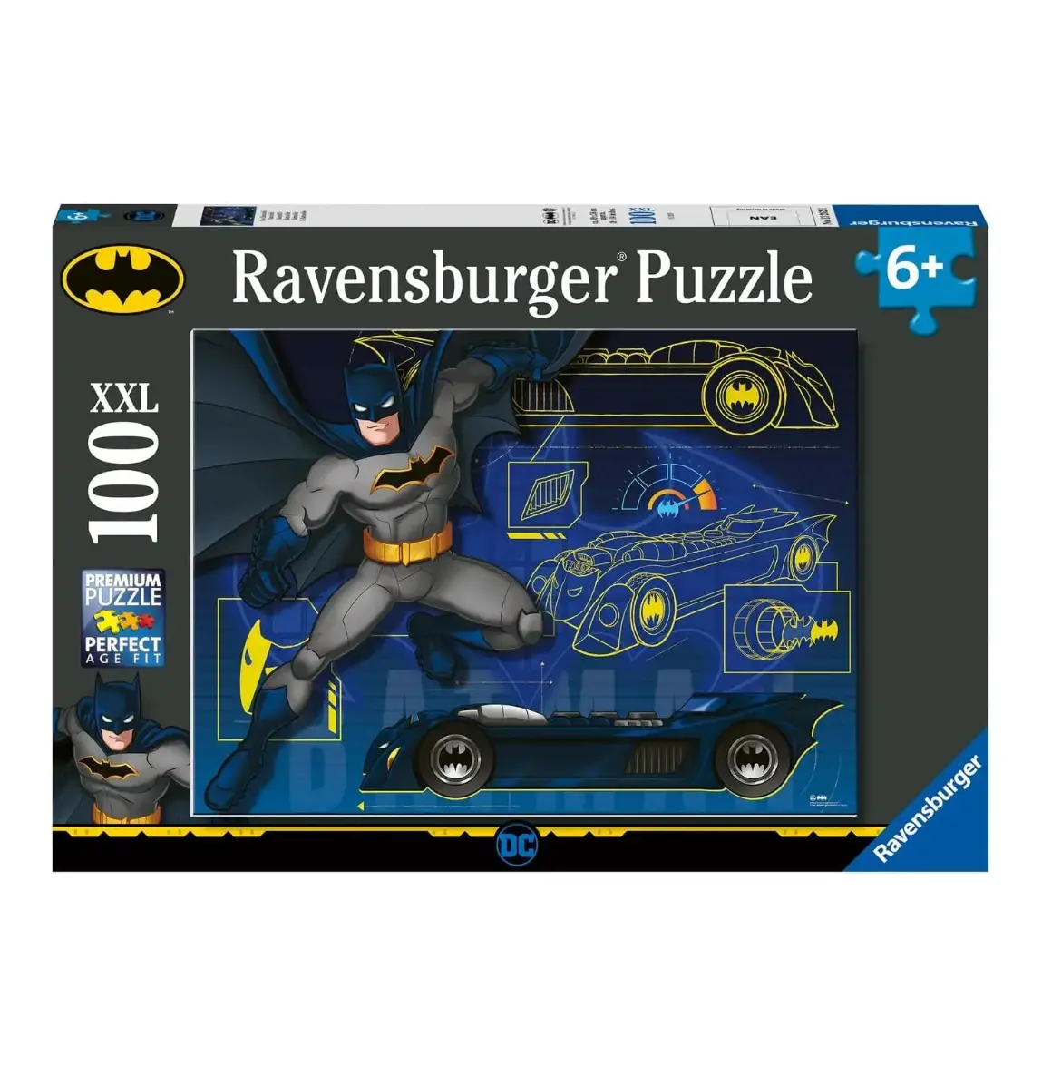 Ravensburger 100Pc Batman And The Batmobile Puzzle 1